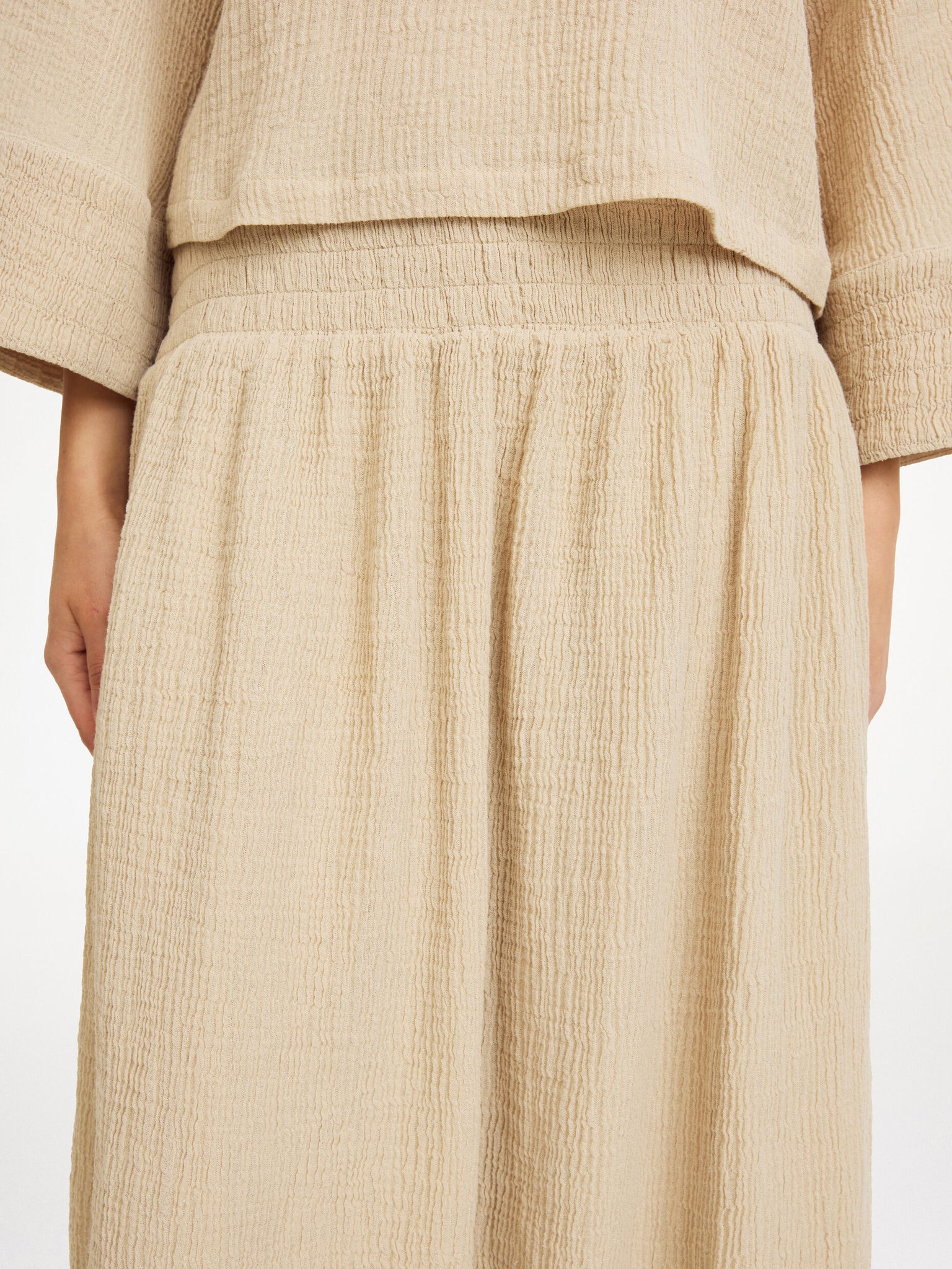 By Malene Birger, Sol midi skrit in Tehina beige