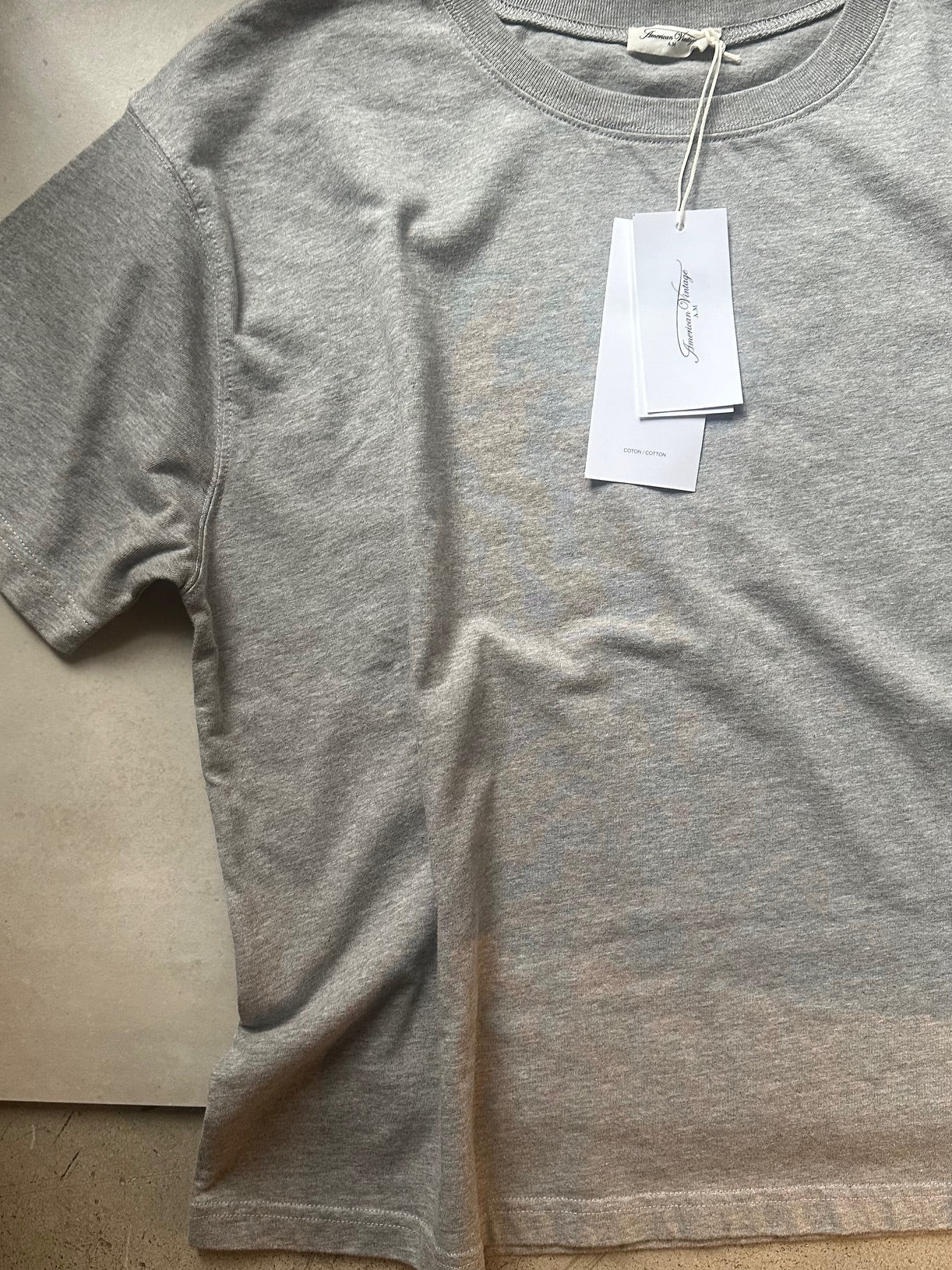 Light grey American vintage t-shirt