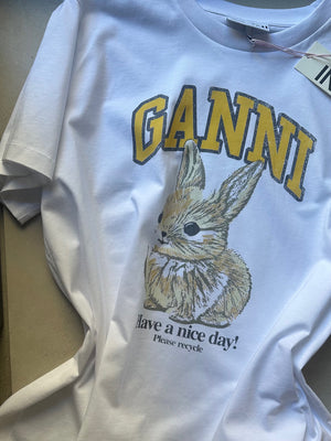 GANNI T-SHIRT  KANIN
