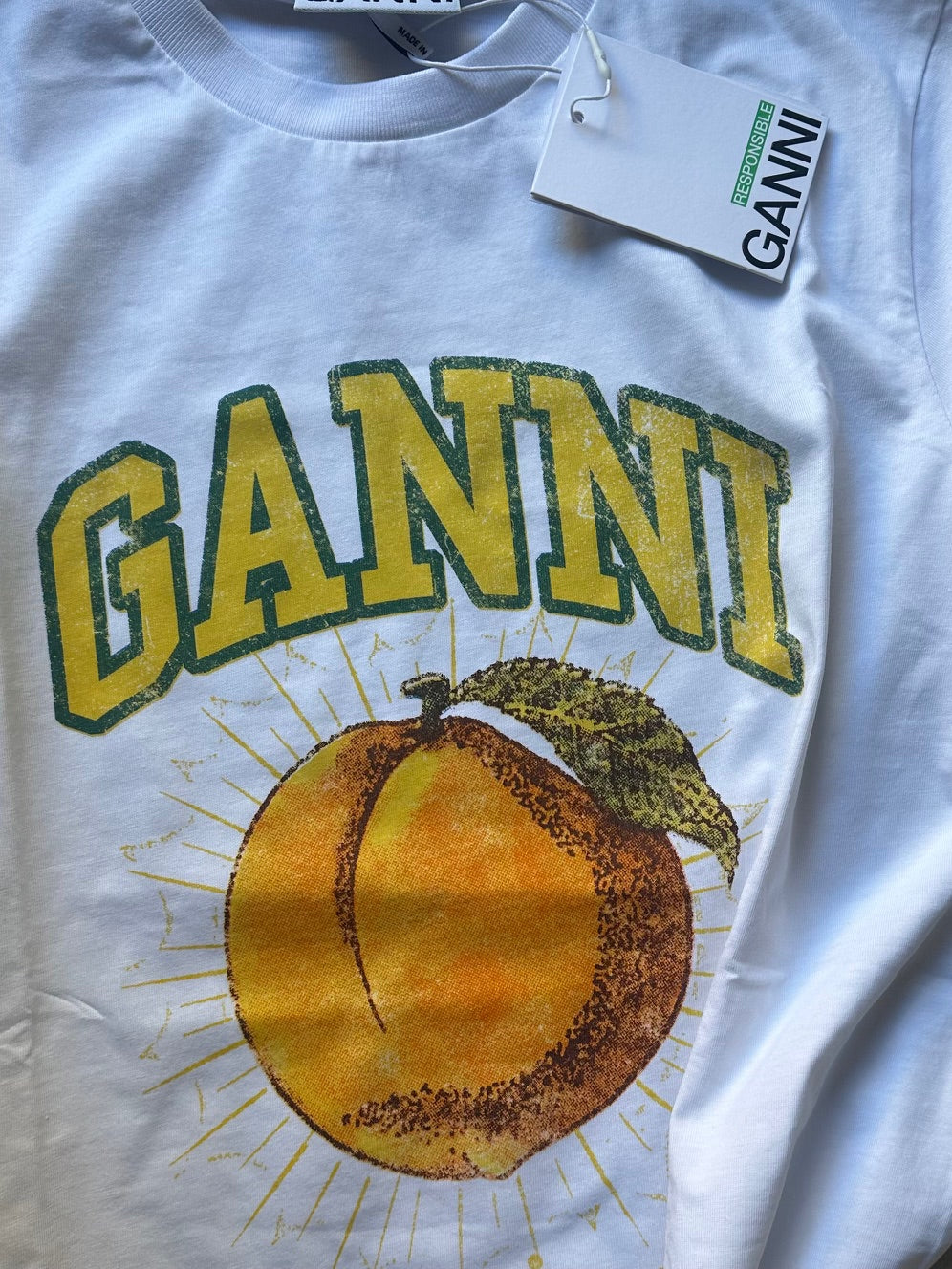 GANNI T-SHIRT  Persika