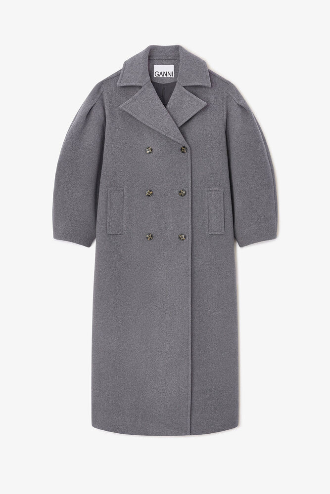 ganni oversize coat kappa skepparkappa skepparkavaj