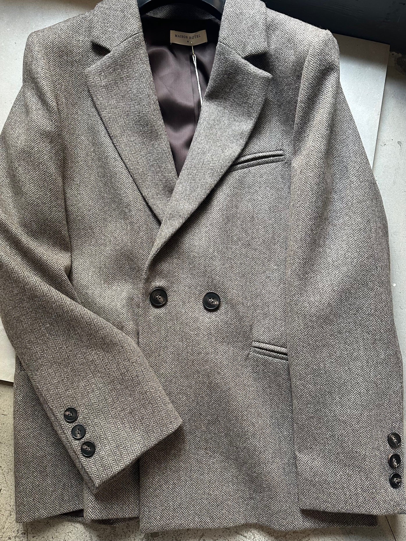 jackie blazer maison hotel brown gray
