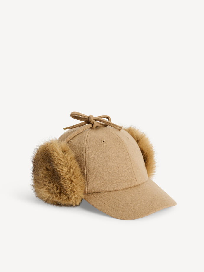 malene birger winter cap tanna keps fuskpäls